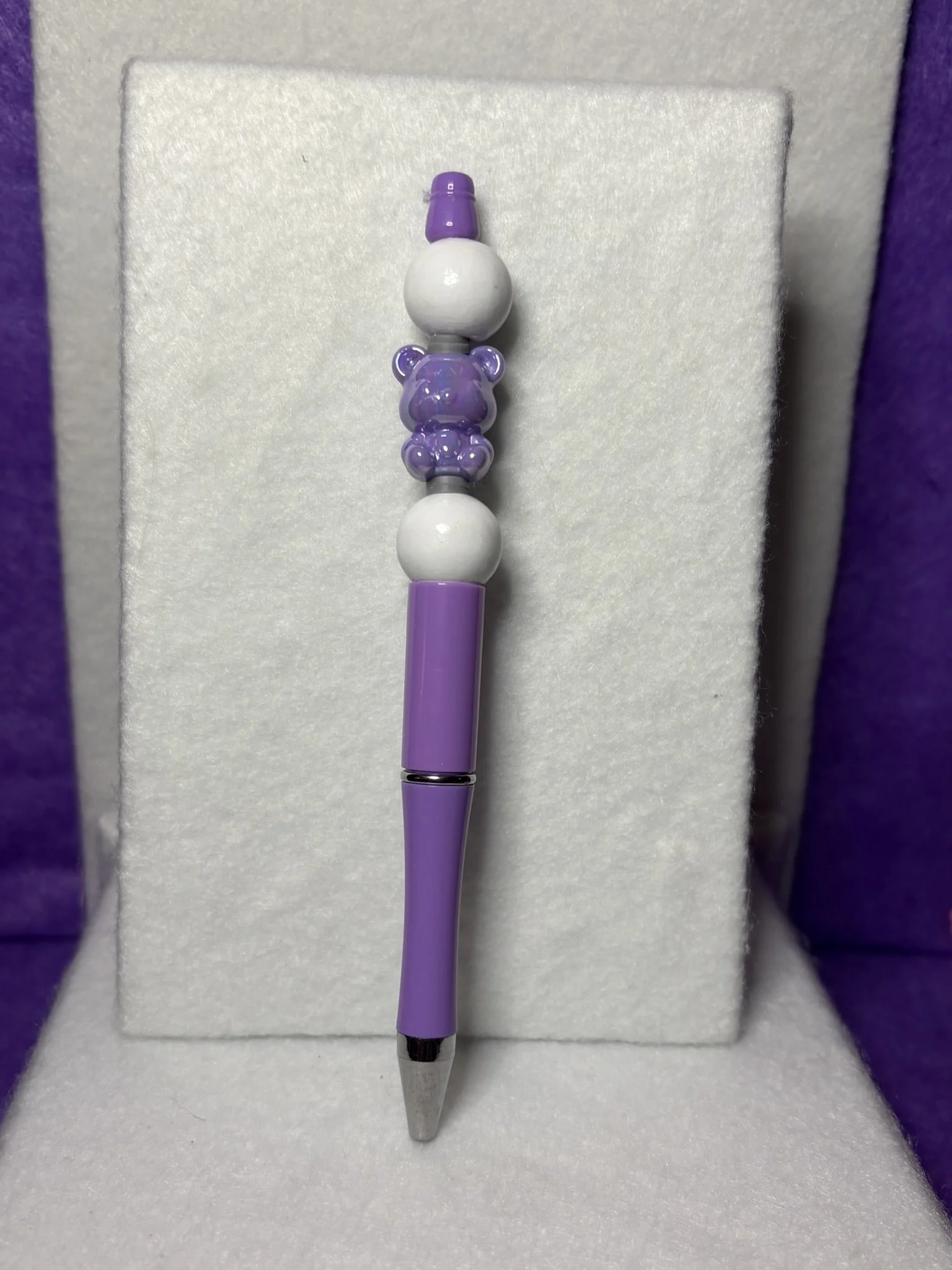 Bear-y Sweet Purple Pen