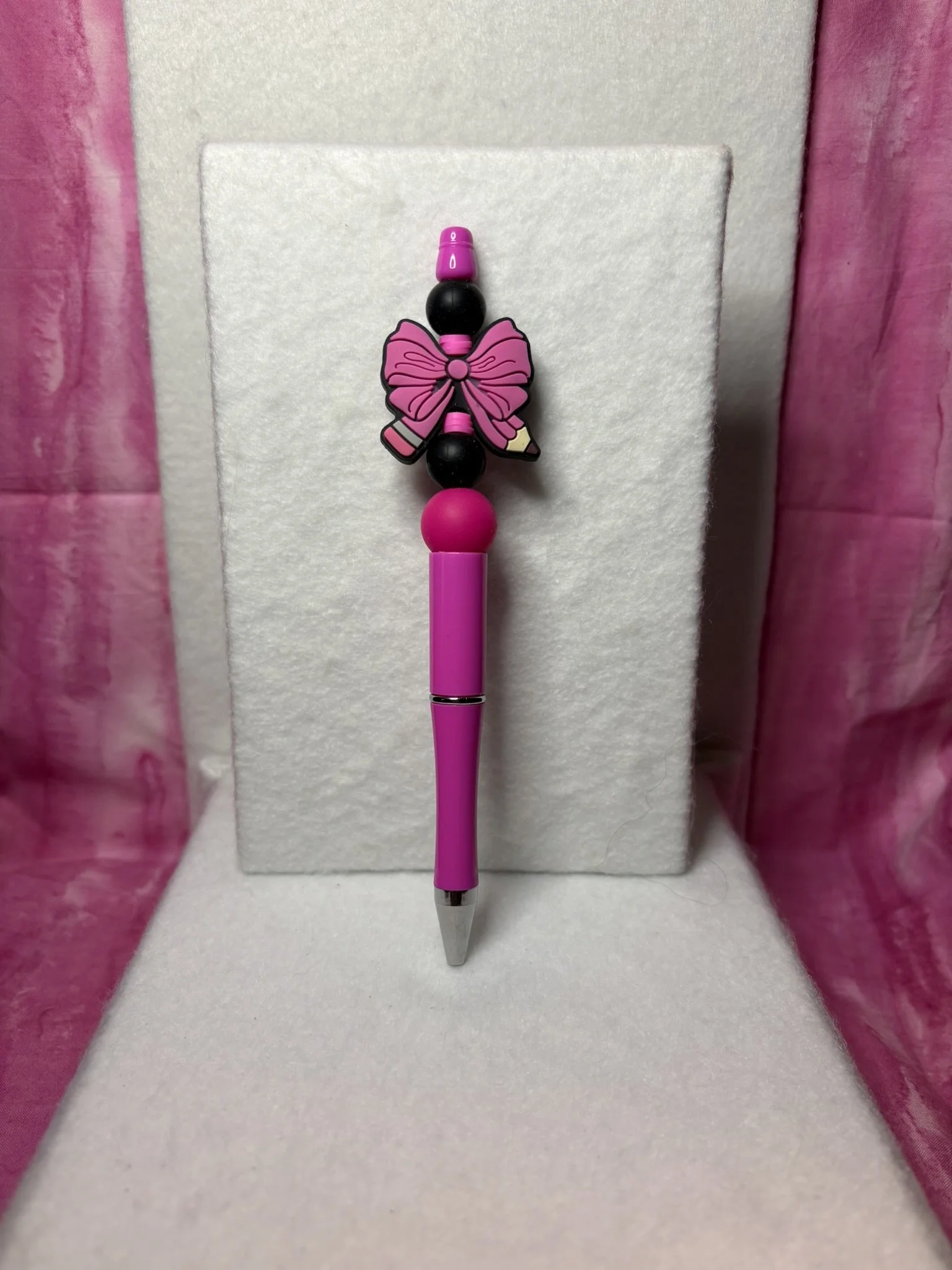 Rosy Ribbon Teacher Pen