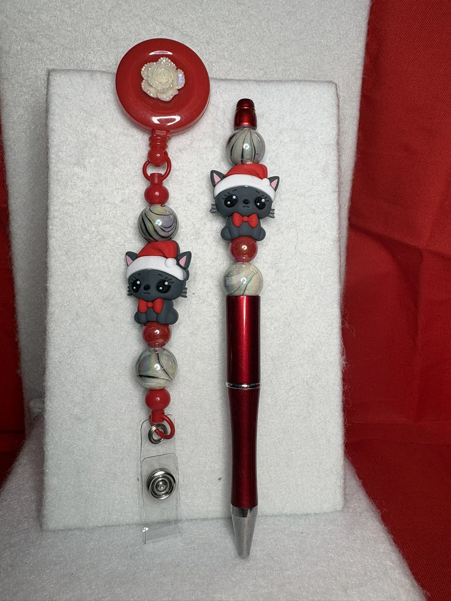 Whisker Wonderland Badge Reel & Pen Set