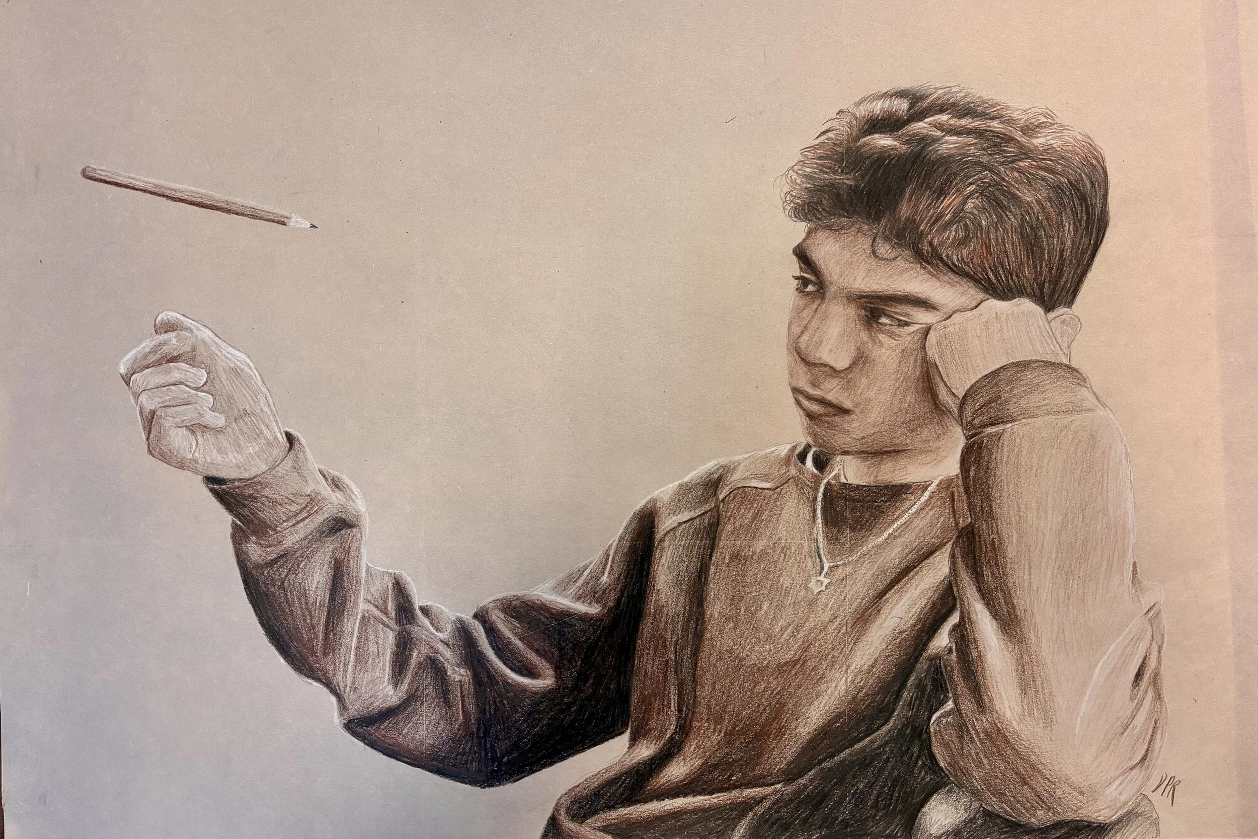 Winner of Best in Show and Best Drawing at KCPS Fine arts Festival
