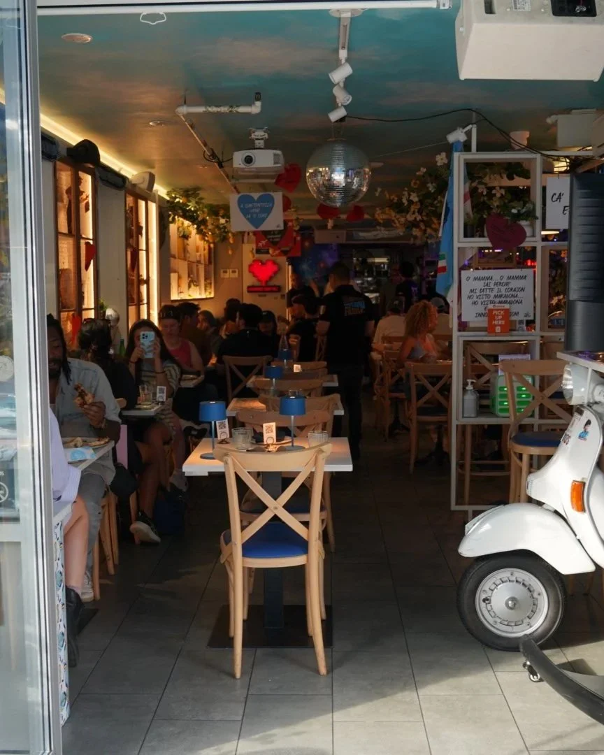 Front View of our West Village location inside
