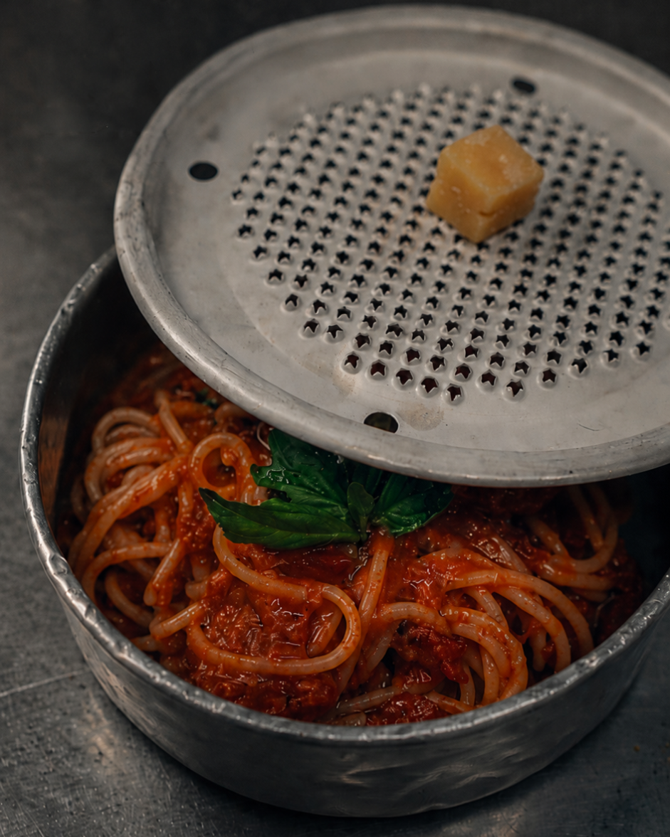 Spaguetti Pomodoro Inside our grating casserole