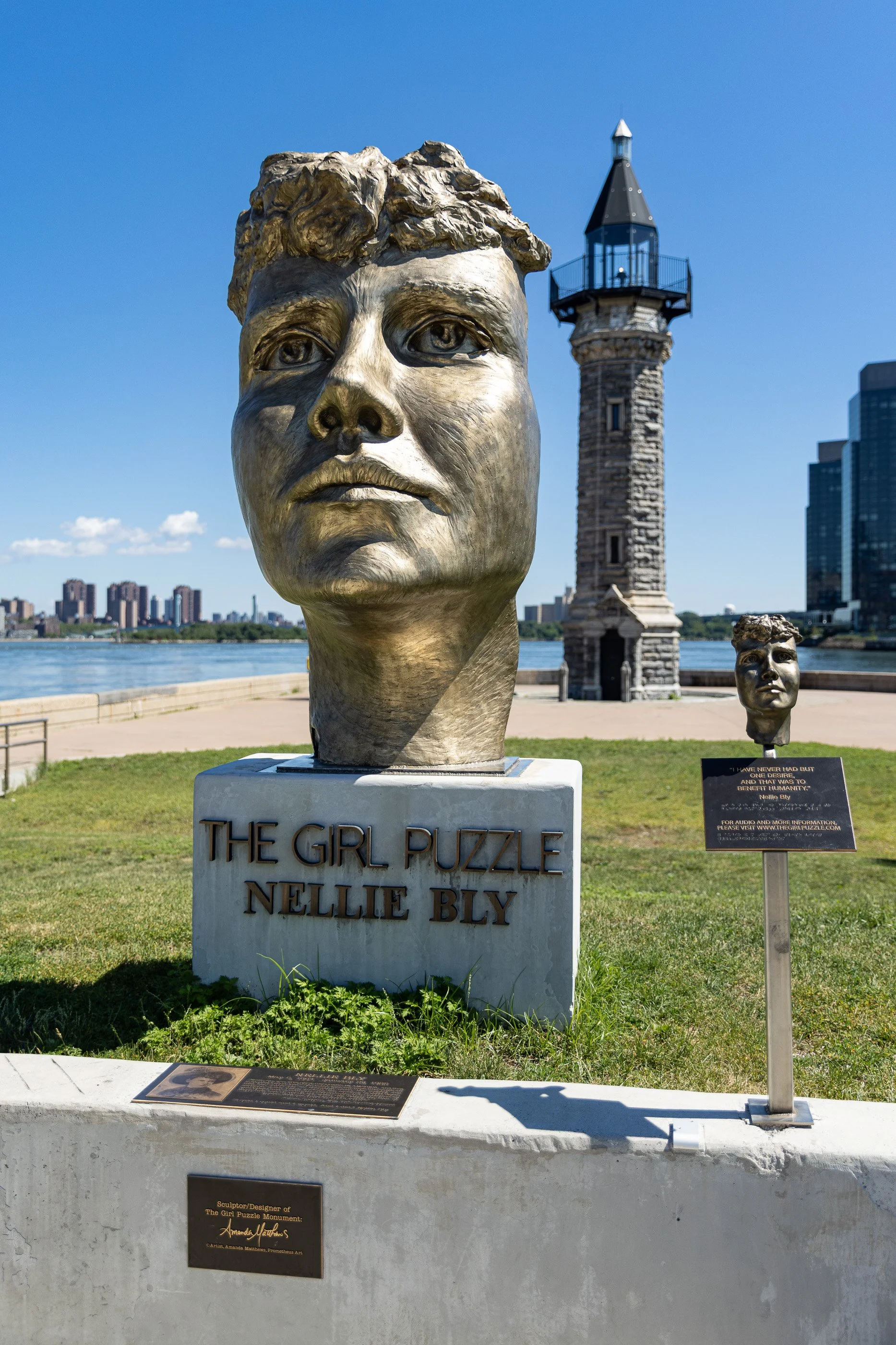 Nellie Bly is the central figure in Amanda Matthews’s The Girl Puzzle. In 1887, the twenty-three-year-old reporter had herself committed to the island’s asylum and spent ten days documenting conditions inside.