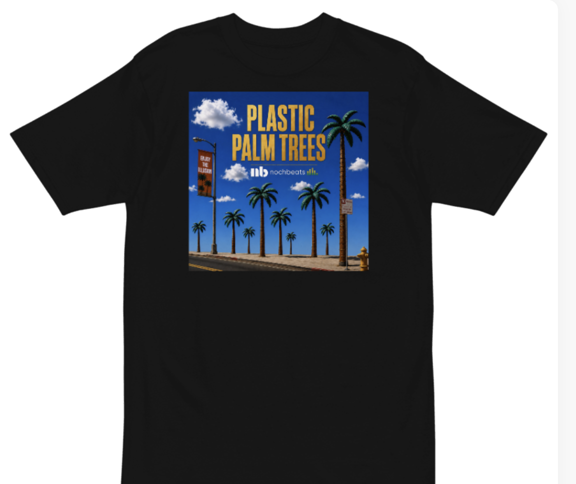 PLASTIC PALM TREES TEES