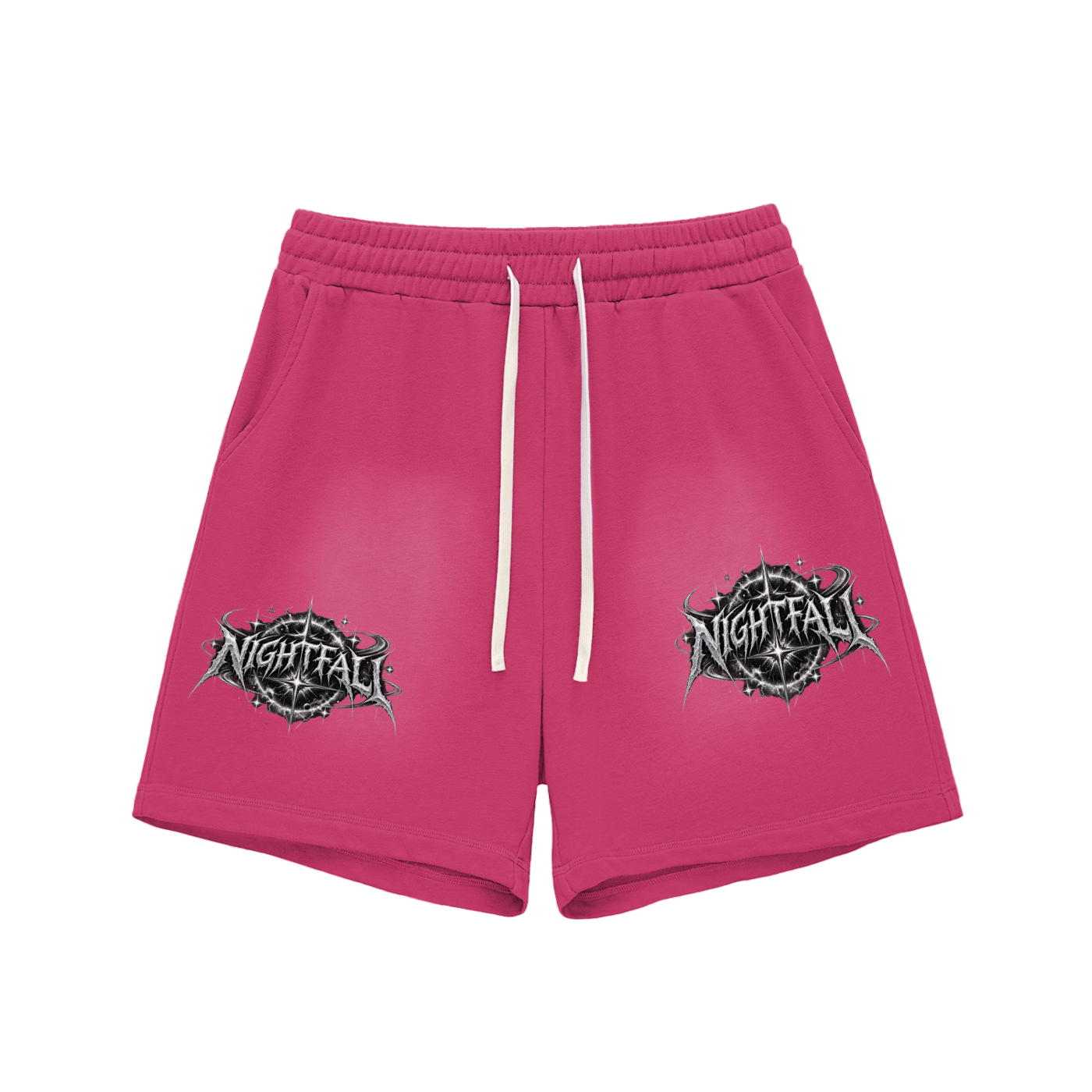 NightFall Original: Sun Fade Raw Edge Cotton Shorts