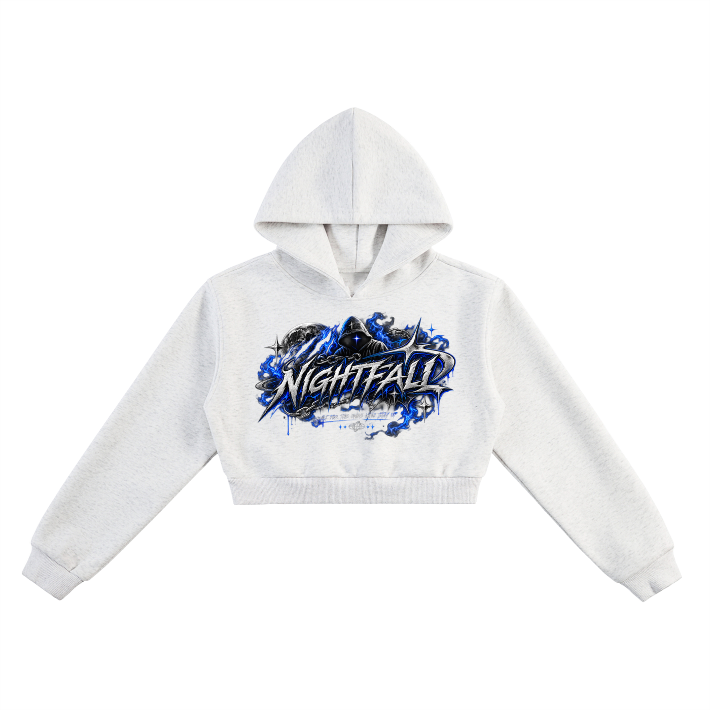 NightFall Original: Essential Cropped Hoodie