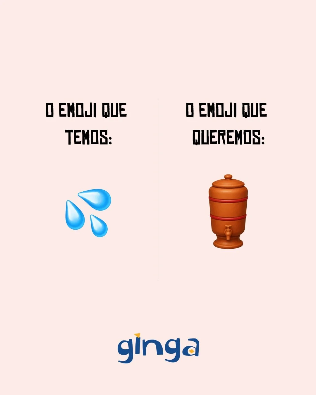 A few Brazilian essentials the emoji keyboard somehow forgot. 🇧🇷

Consider this our official petition.

Whoever is in charge of emojis&hellip; we need to talk. 👀

Which one is your favorite?

Not just a party. It&rsquo;s GINGA.