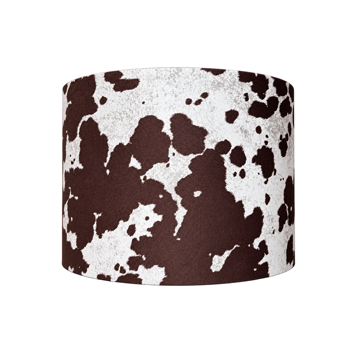 Cow-print drum lampshade isolated P.png