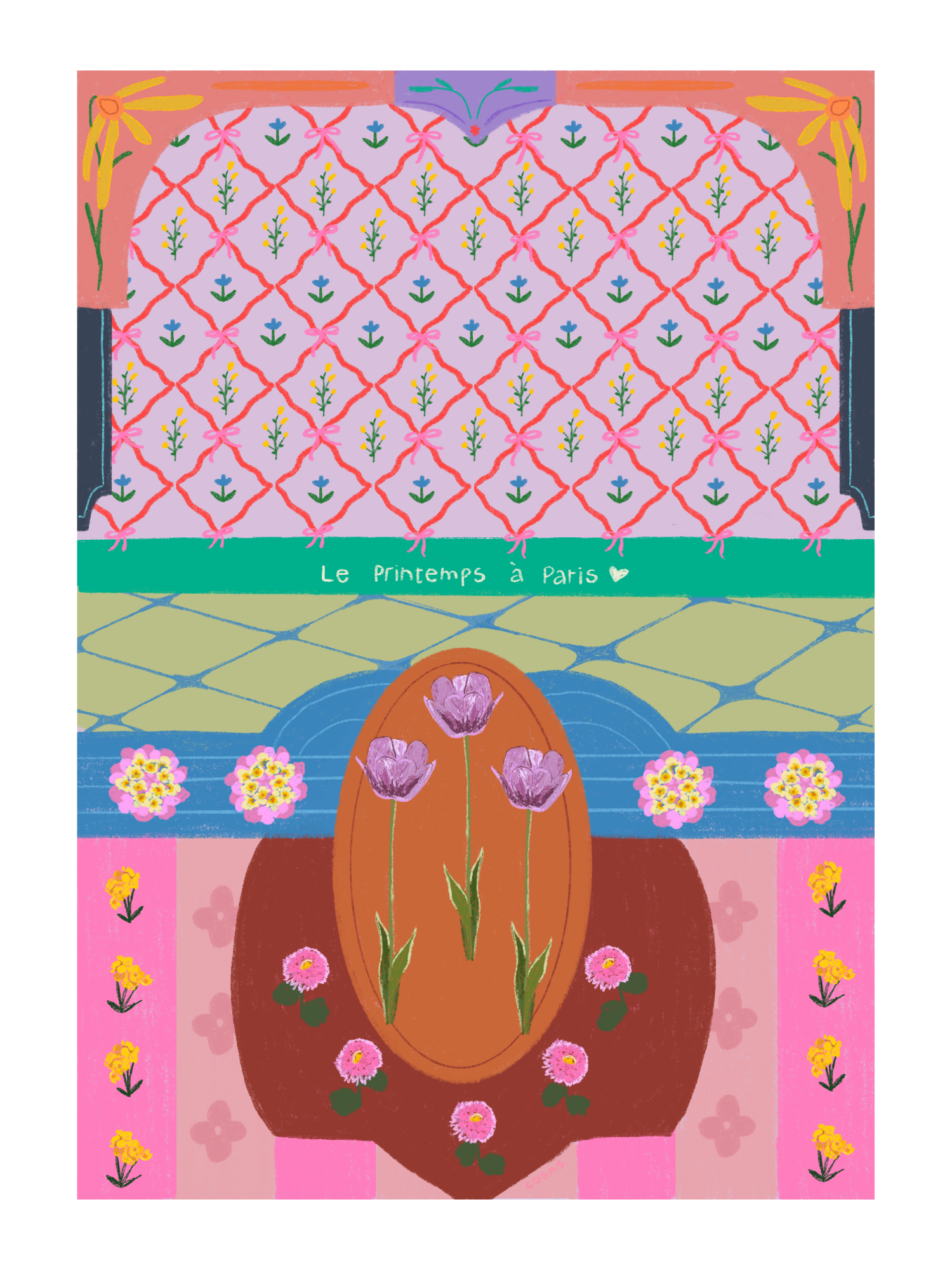 Print - Primavera en París