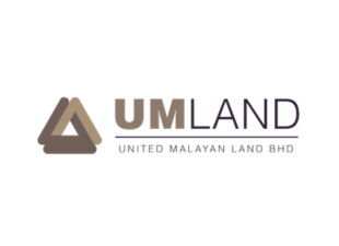 UM LAND logo with stylized tree symbol and text, representing United Malayan Land BHD.