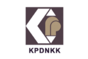Logo with the letter 'K' and a stylized figure in a brown outfit on a purple background, with the text 'KPDNKK' underneath.