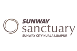 Sunway Sanctuary logo with a circular design and text for Sunway City Kuala Lumpur