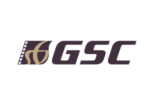 GSC logo with a film strip design and stylized initials