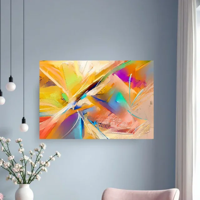 Vivid Colourful Impresionistic Abstract Art