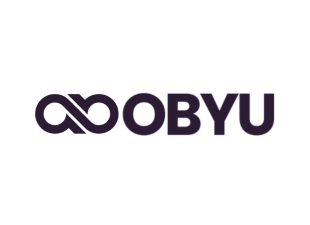 OBYVU logo with stylized infinity symbol