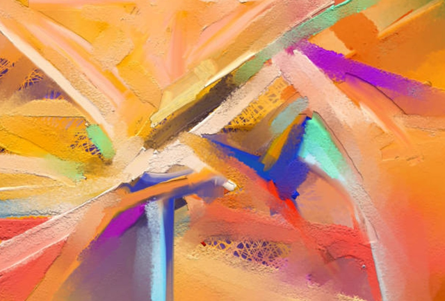 Modern Orange Aesthetic Abstract Art B.webp