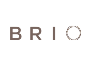 The word 'BRIO' with the letter 'O' replaced by a circular icon.