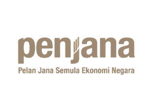 Logo of Penjana with the tagline Pelan Jana Semula Ekonomi Negara underneath.
