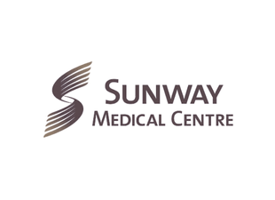 Sunway Medical Centre logo with a stylized letter 'S' and the text 'Sunway Medical Centre'
