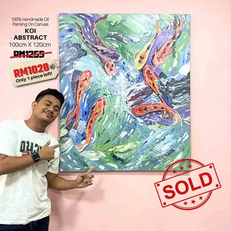 Koi Abstract - Affordable Oil Painting by Artisan Malaysia.jpg