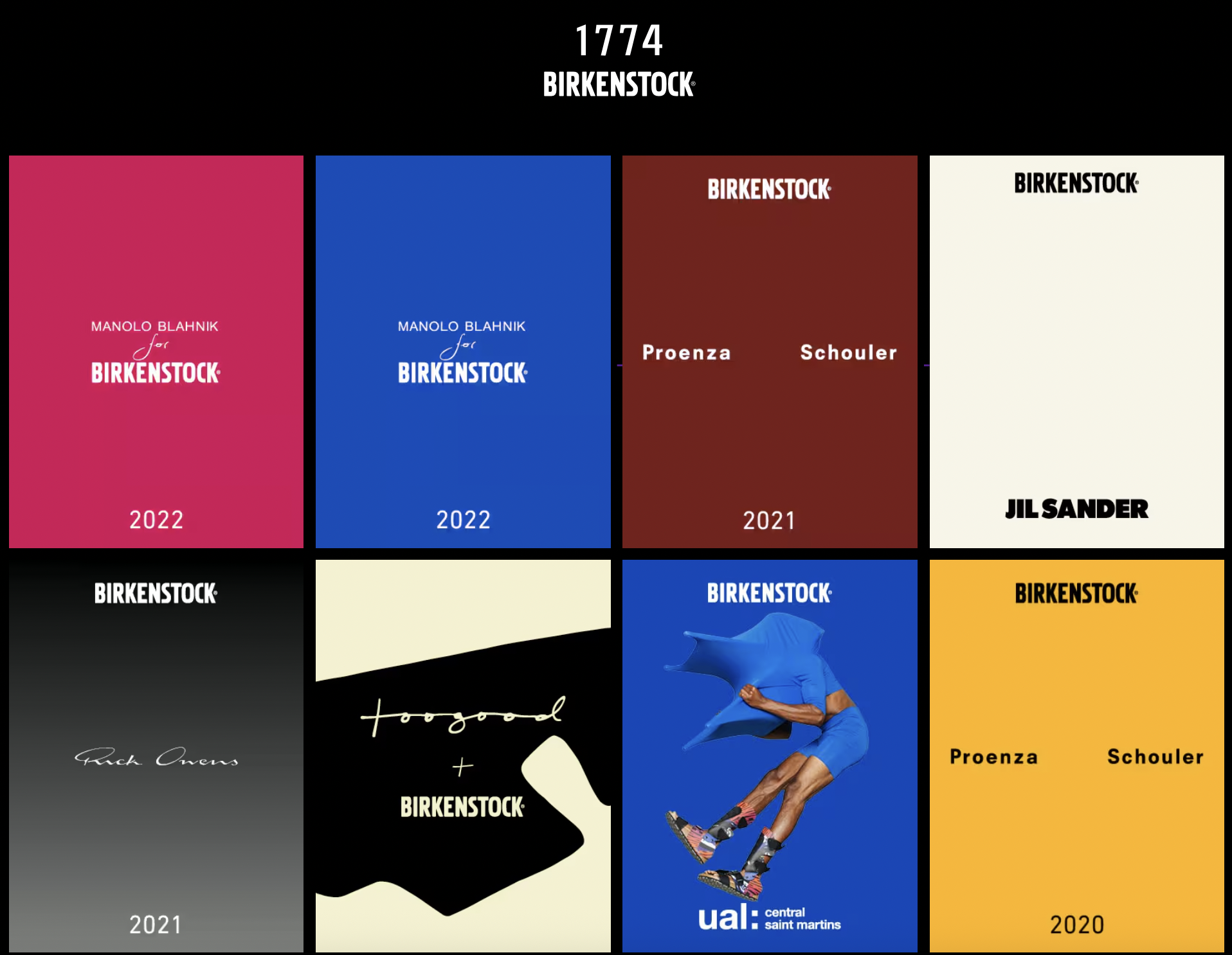 BIRKENSTOCK 1774 Collaborations