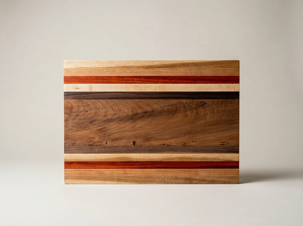 Padauk, Walnut & Maple Rustic Center Board