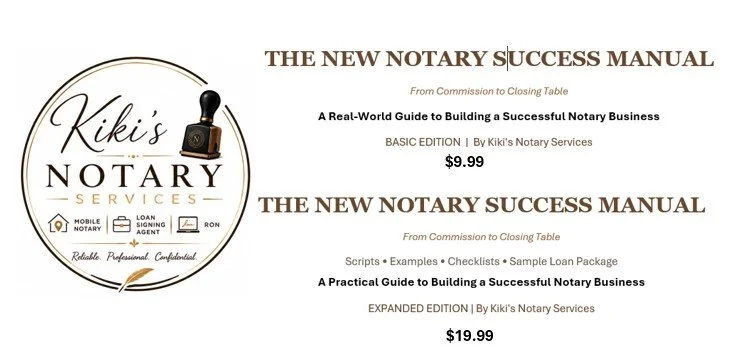 The New Notary Success Manual Basic Edition