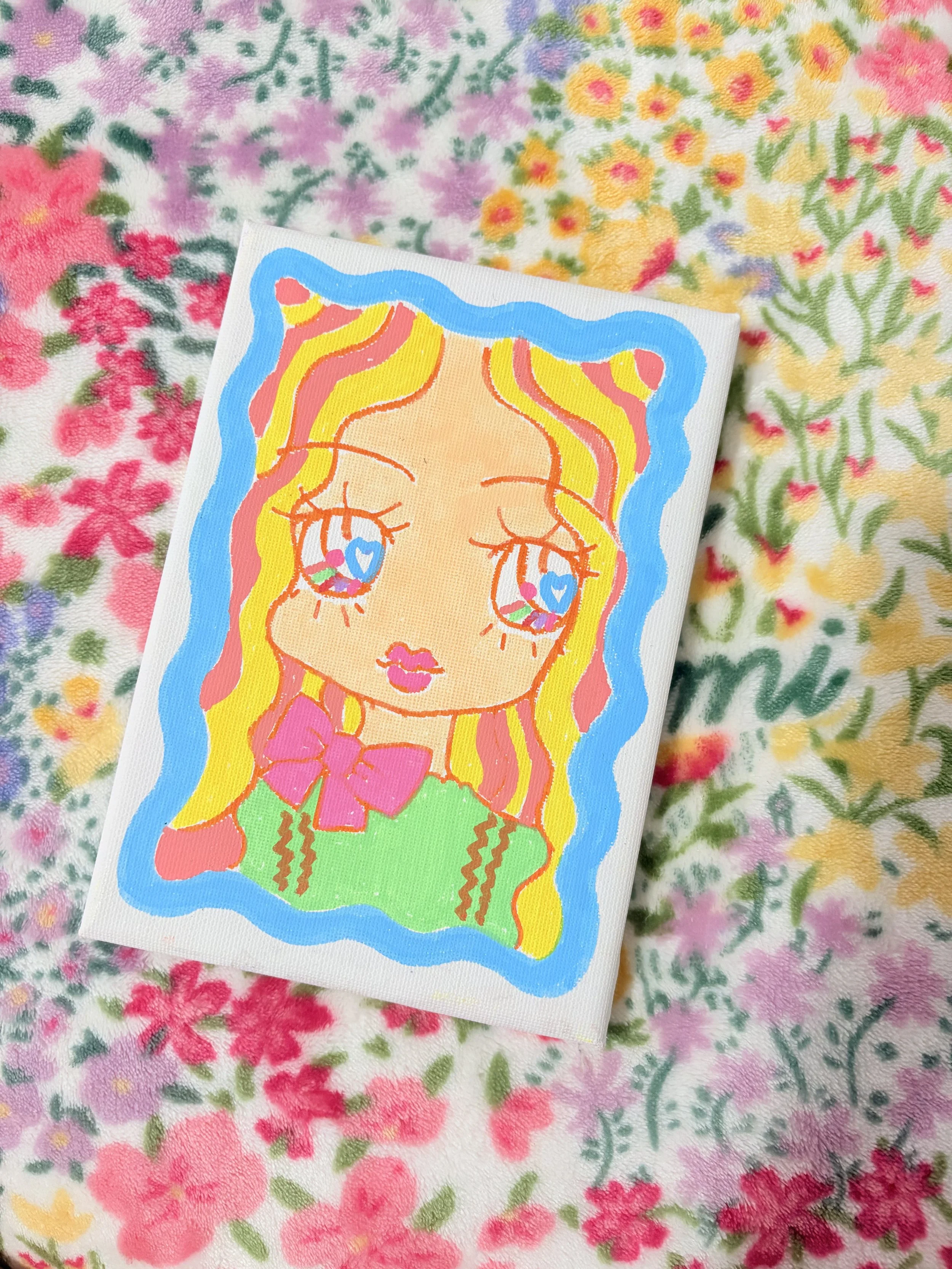 ˚₊‧꒰ა art portrait of you ໒꒱ ‧₊˚ 5x7" acrylic art