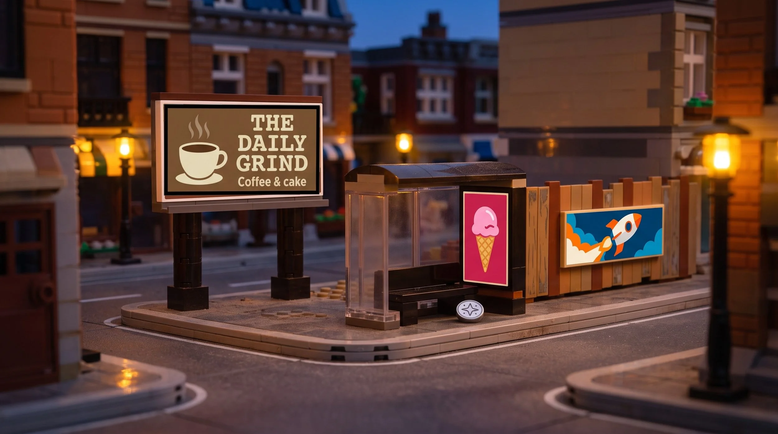 LEGO billboards: how to fill your city with adverts