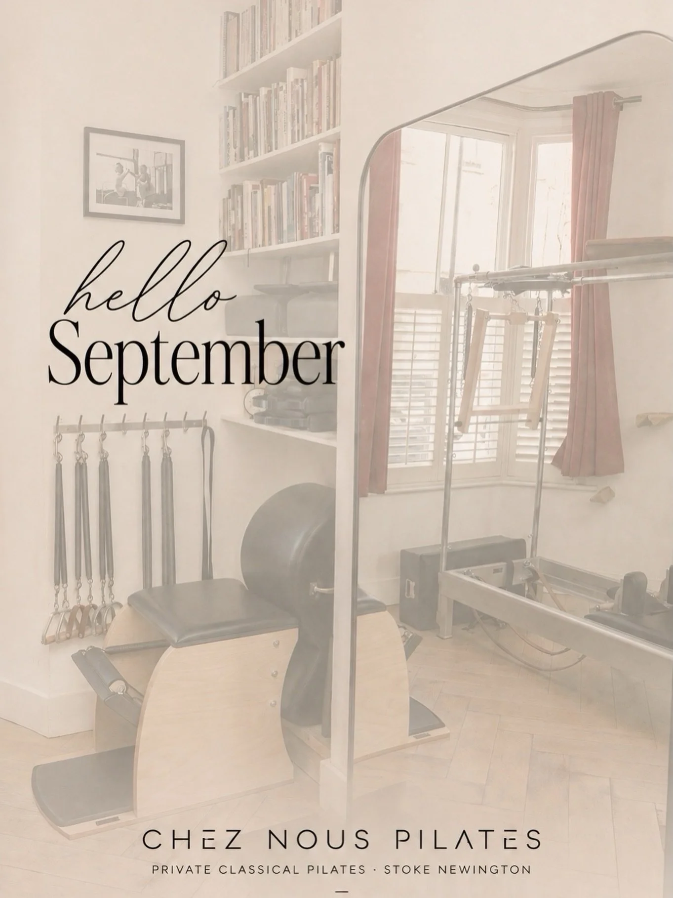 Come on in. This little studio is where Pilates gets personal.

No two bodies move in quite the same way, which is why no two sessions here look the same. We work with the full classical system, choosing exercises that make sense for your body, your 