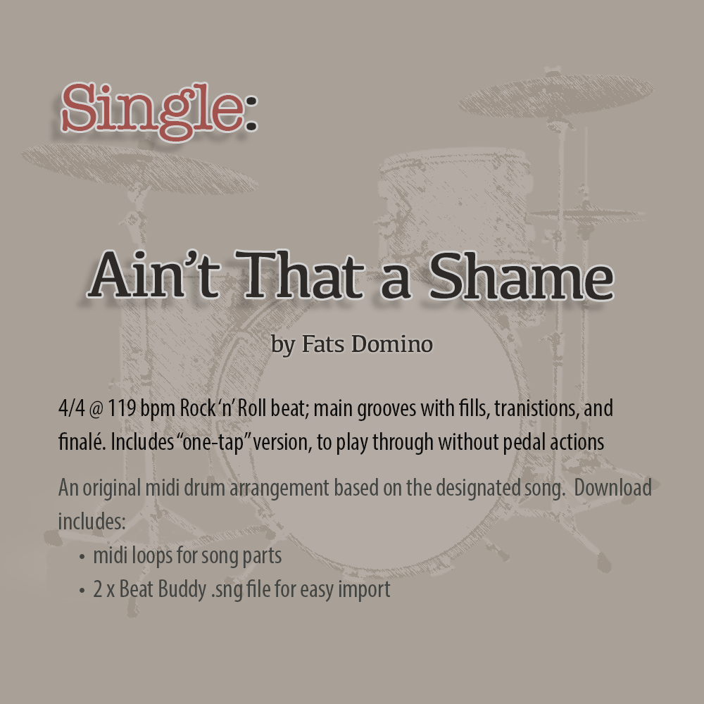 Single: Ain't That a Shame (OT)