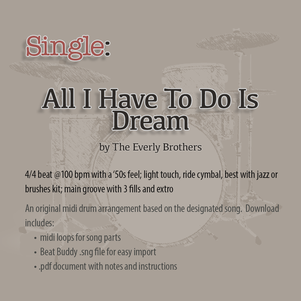 Single: All I Have To Do is Dream