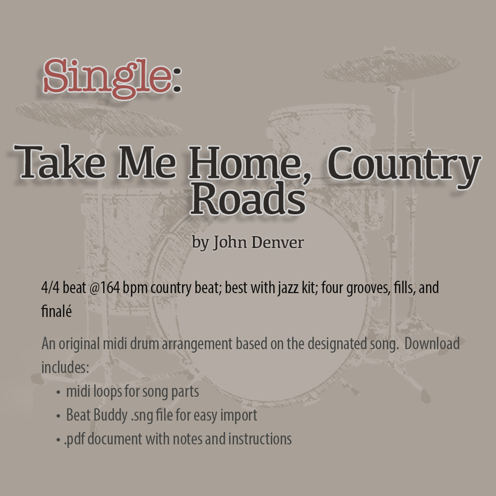 Single: Take Me Home Country Roads