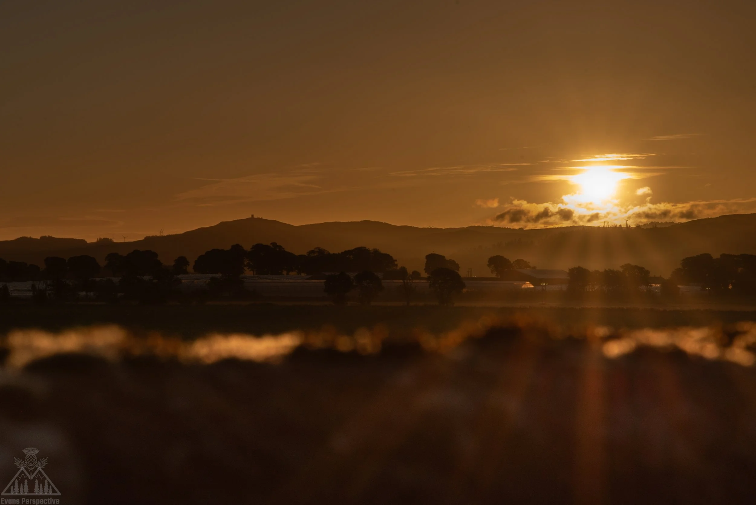 Sun Rise | Kinpurney Tower | Angus