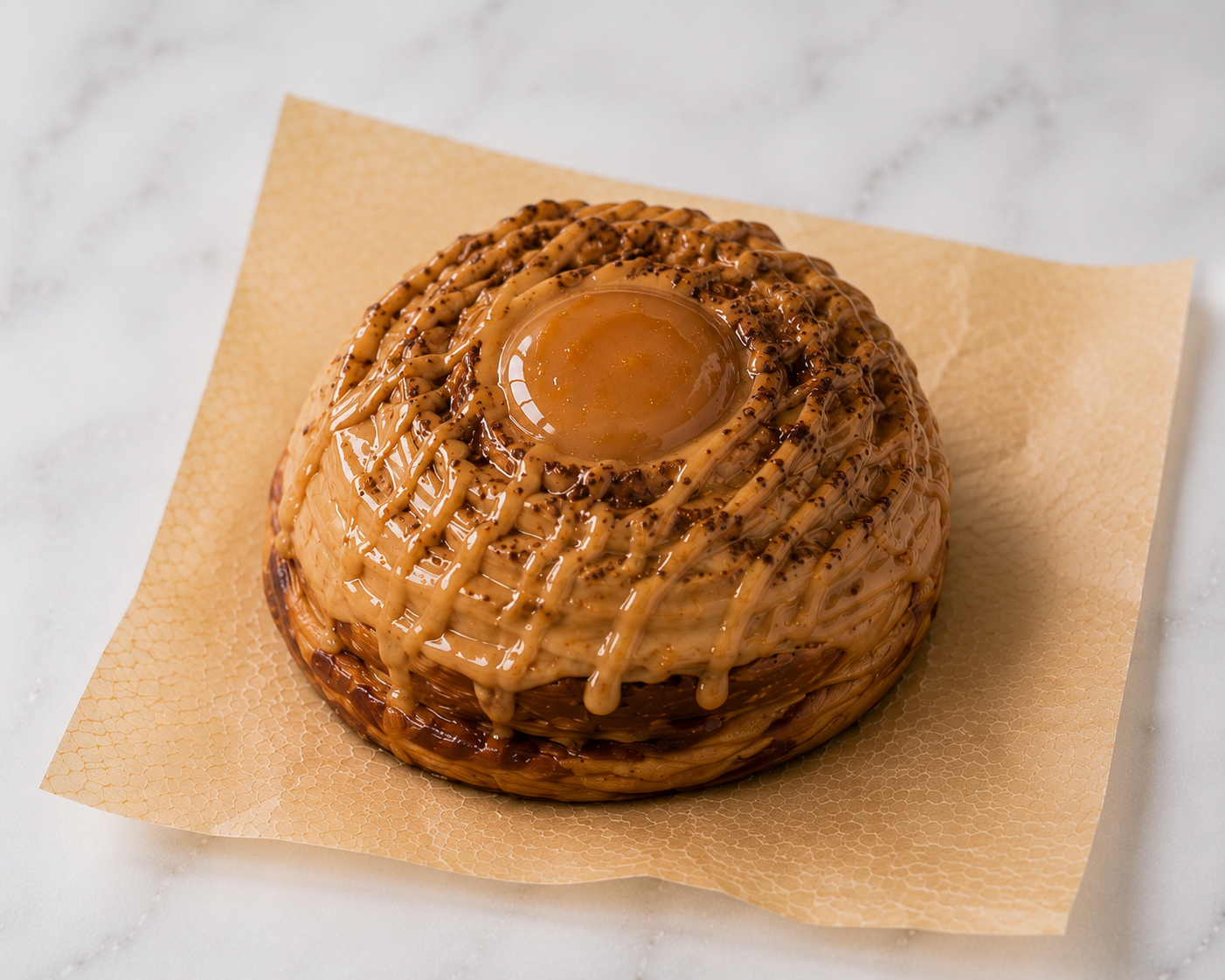 Dulce De Leche Espresso Caramel Bun