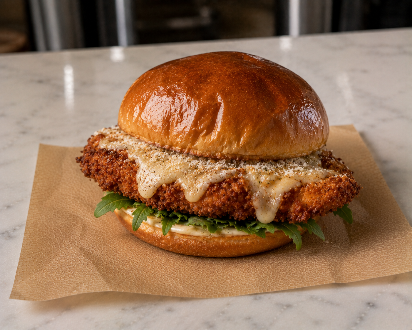 Chicken Parmesan Bun