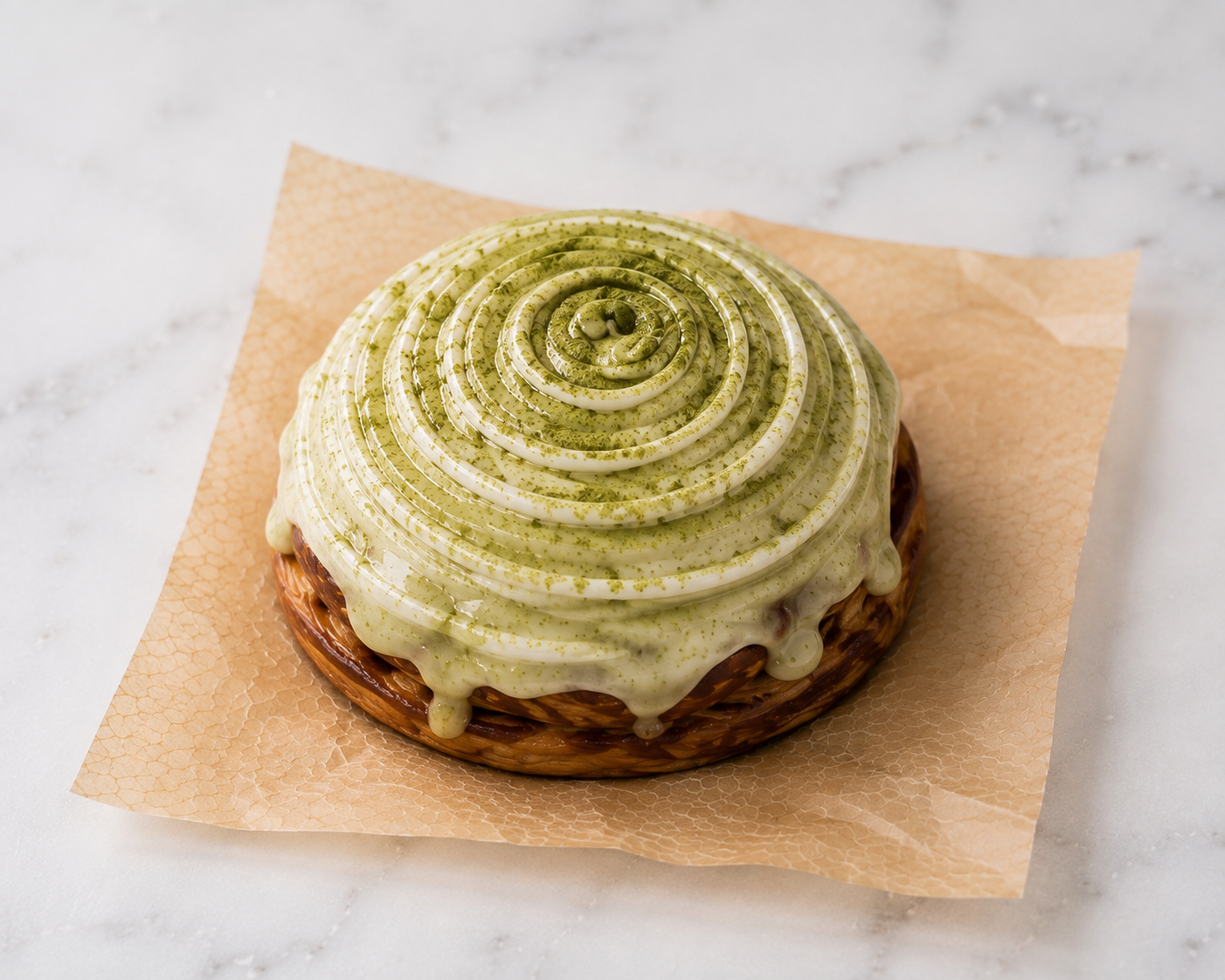Bueberry White Chocolate Matcha Bun