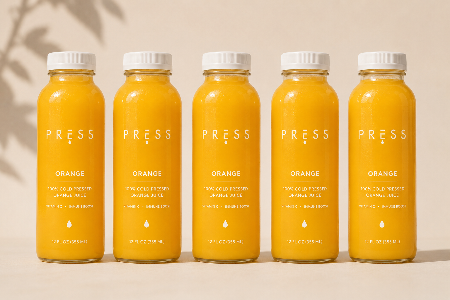 Cold Pressed Orange Juice Bundle [5 juices]