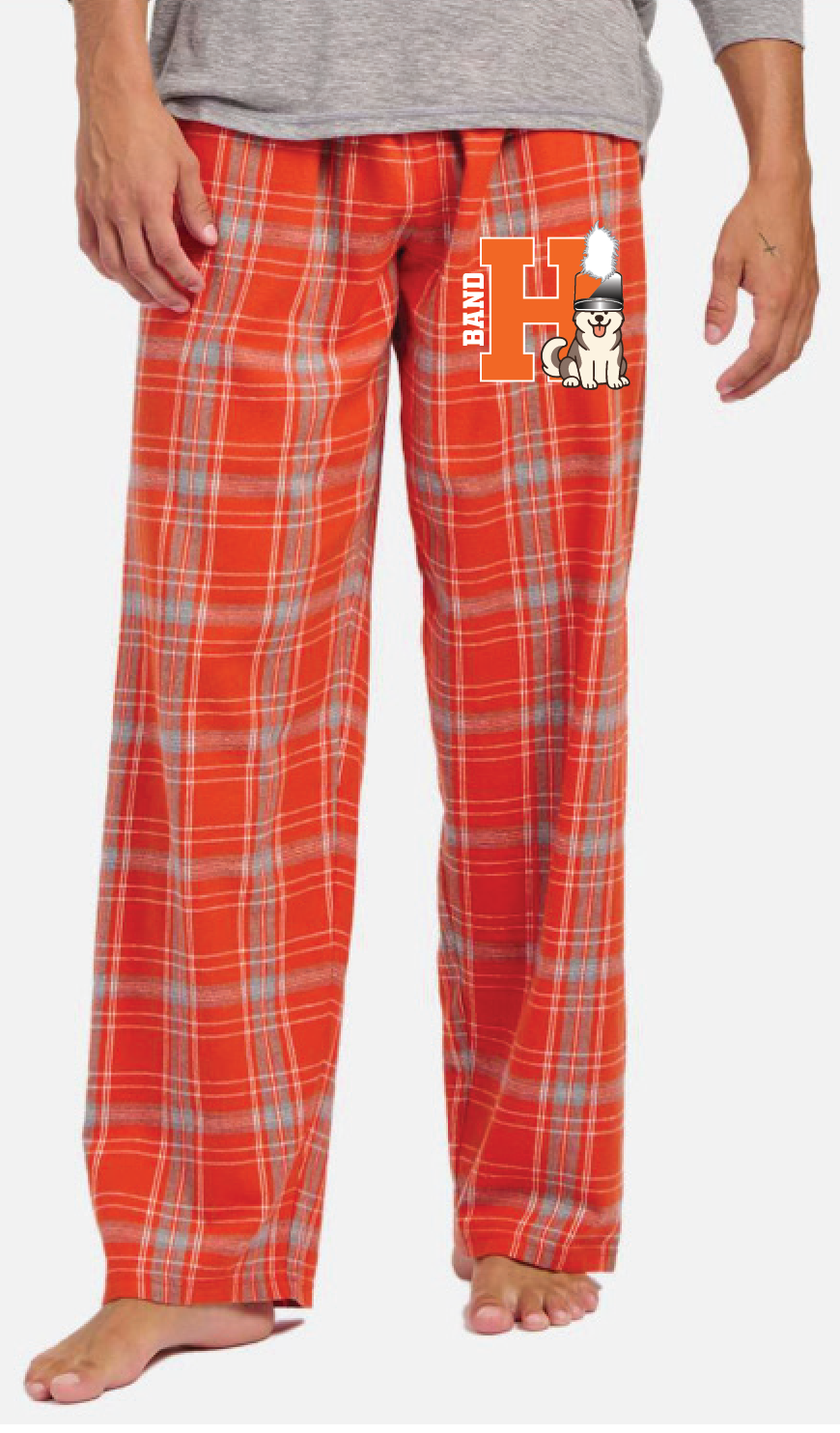 ORANGE PAJAMA PANTS