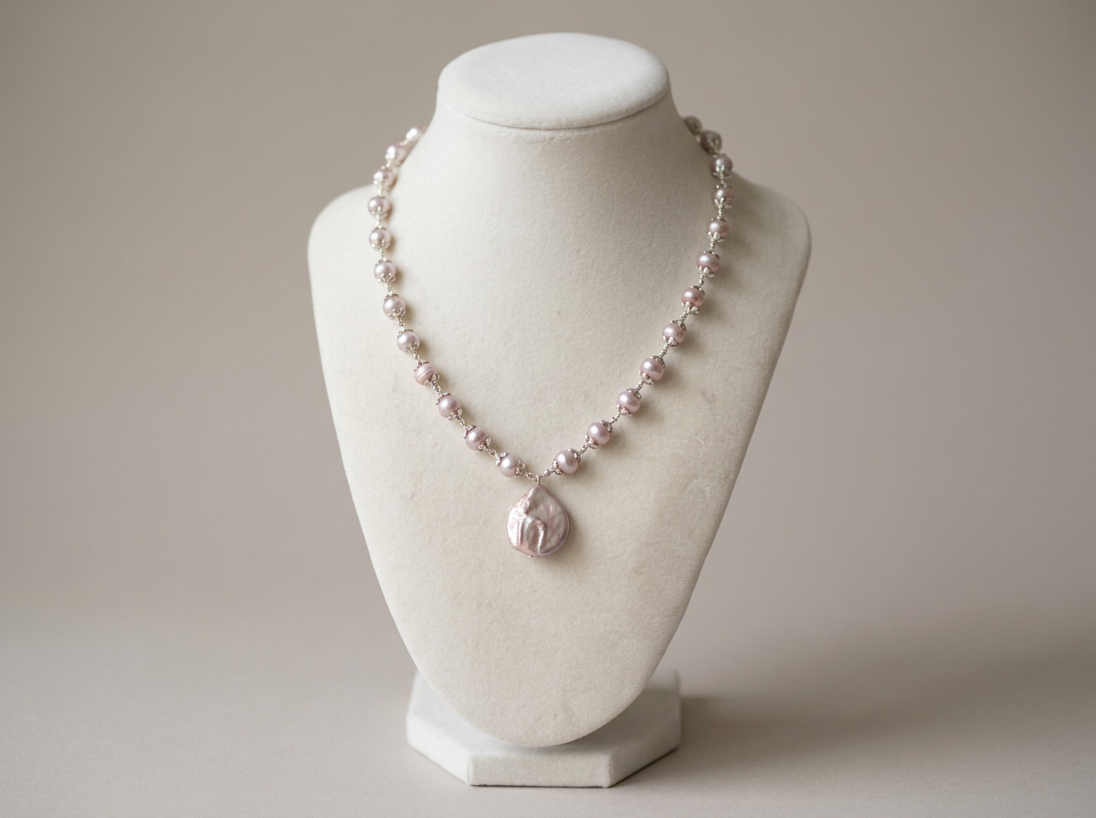 The Sunken Treasure Coin Pearl Necklace