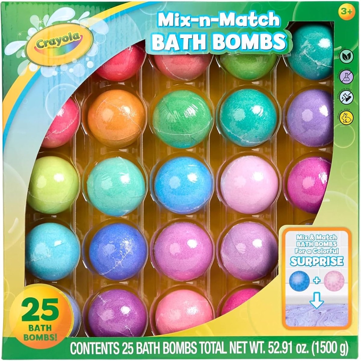 Crayola mix & match bath bombs