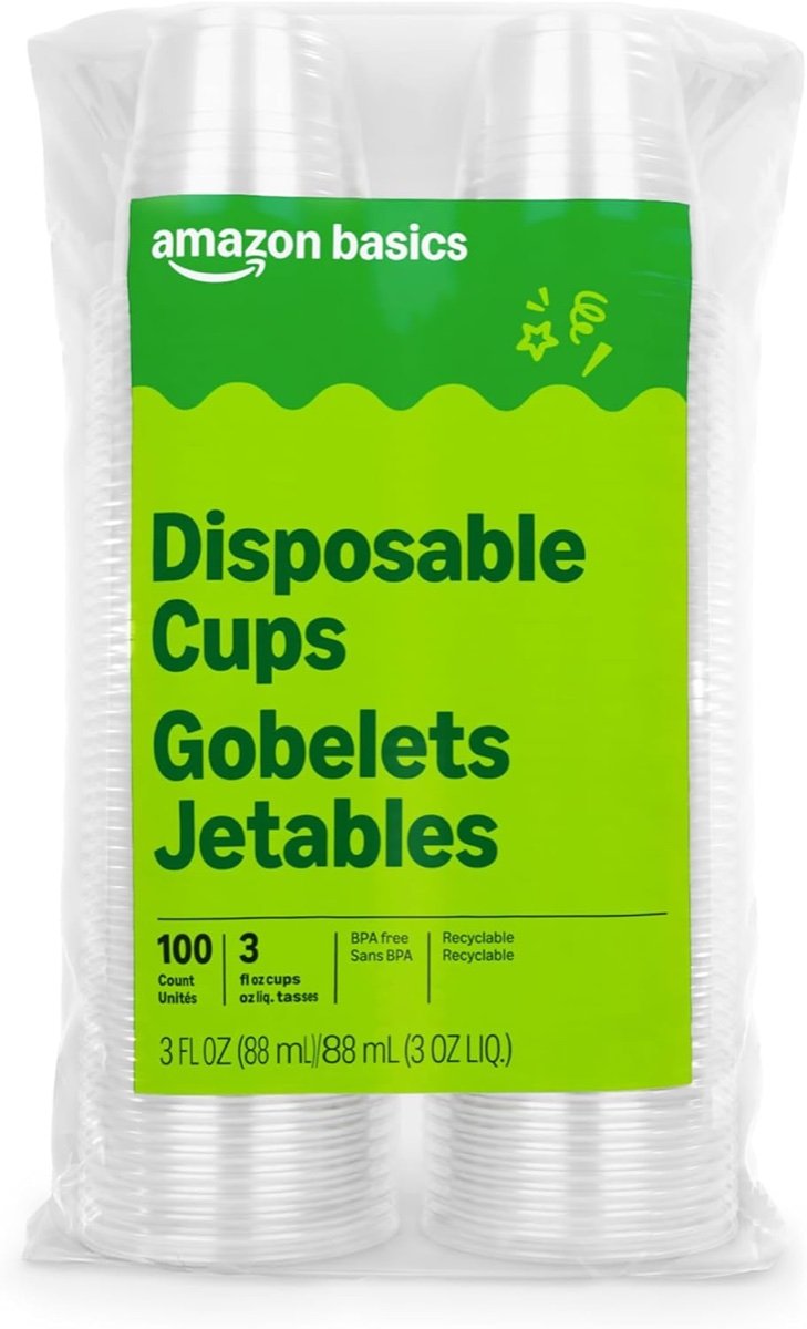 Mini plastic cups