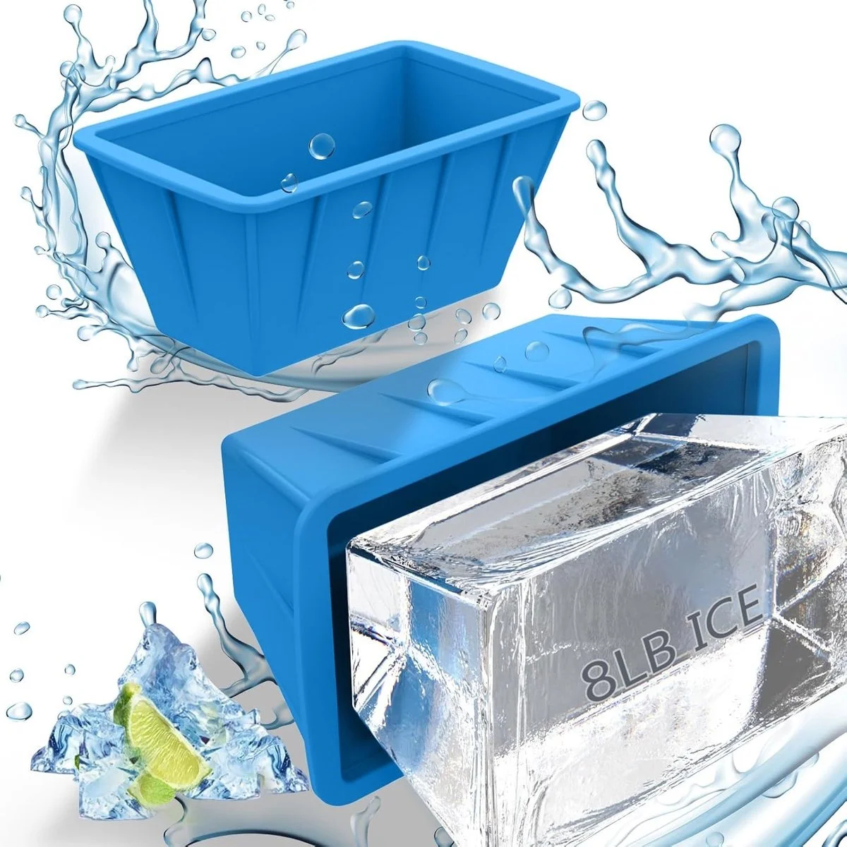 Extra-large ice cube molds