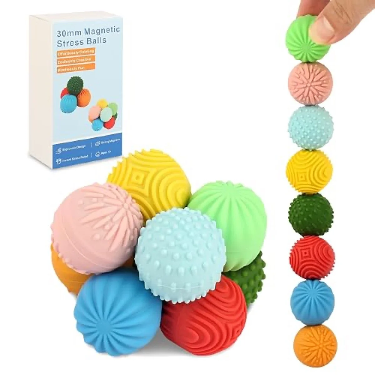 Magnetic sensory balls