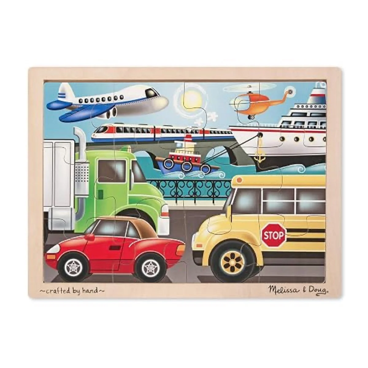 Big 12 piece jigsaw puzzle cars