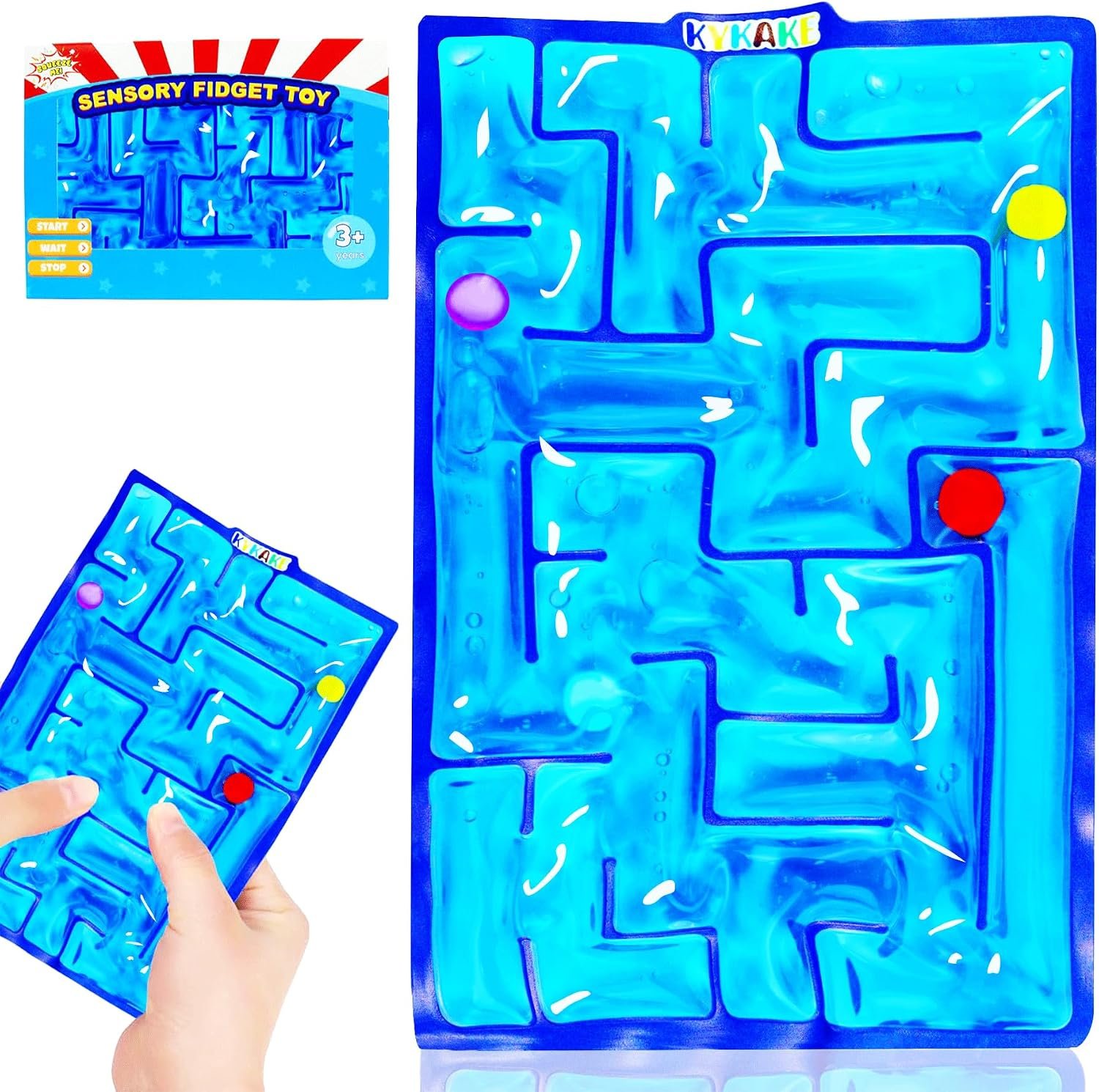 Squeeze gel maze