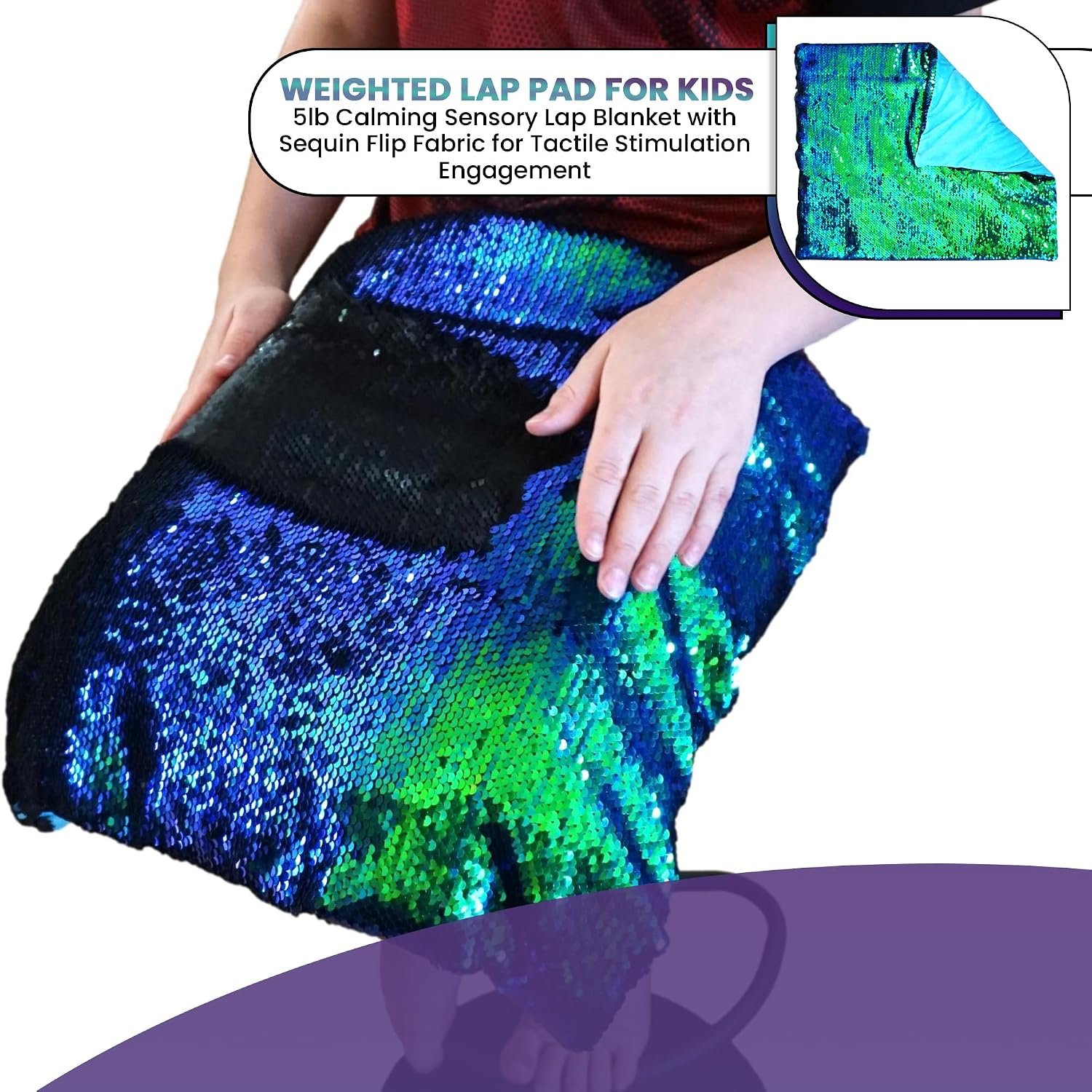 Sequin Weighted Lap Pad
