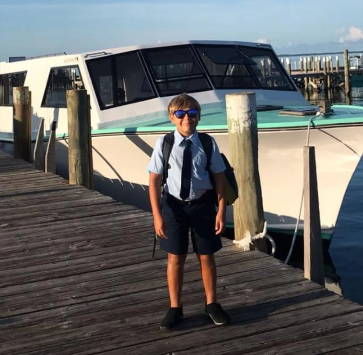 When i lived in the Bahamas I had to take a 30 minute ferry boat to St Francis School from Great Guana Cay to Marsh Harbour. I was the only American student attending the school but i got a greater understanding of culture, commitment and breaking th