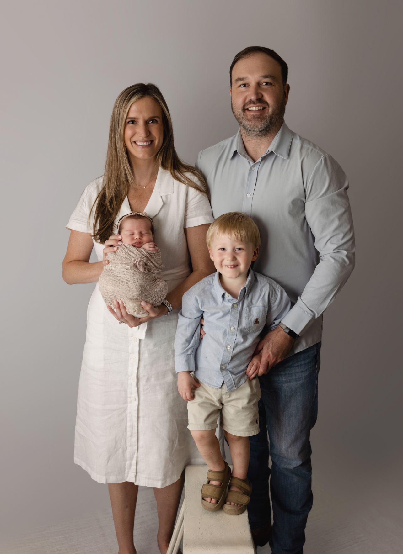 Andrew Sowder, Director of Coaches at Leading ADs with his family