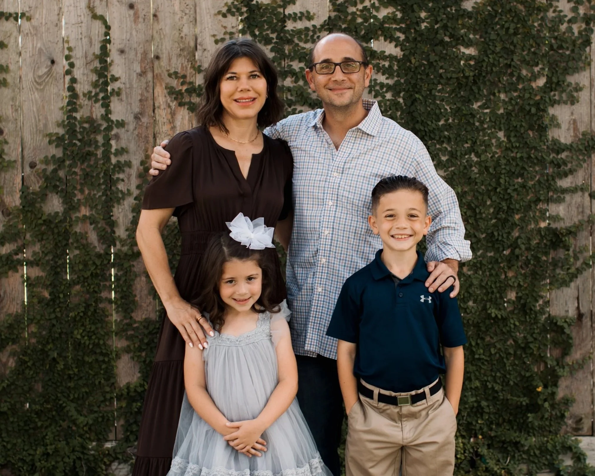 Trevor and Christina of The Shakiba Group with their family